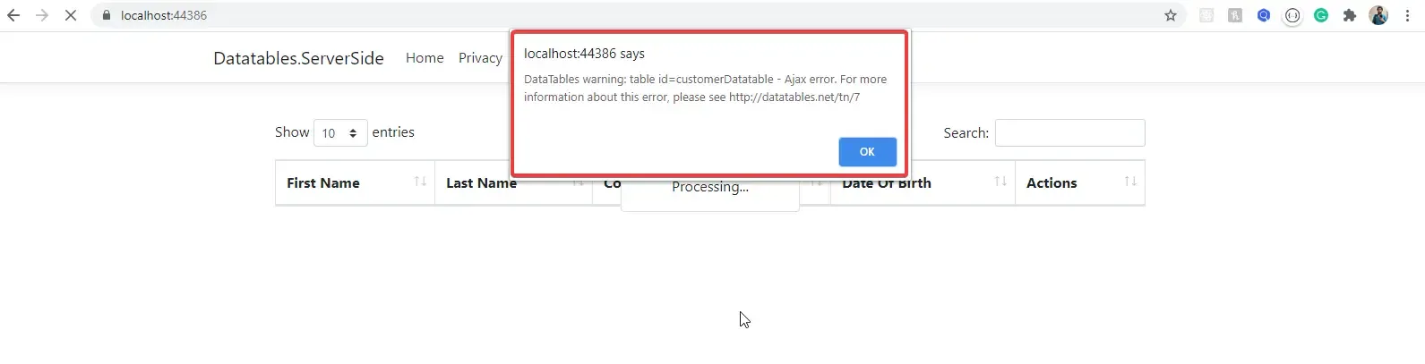 jquery-datatable-in-aspnet-core jquery-datatable-in-aspnet-core