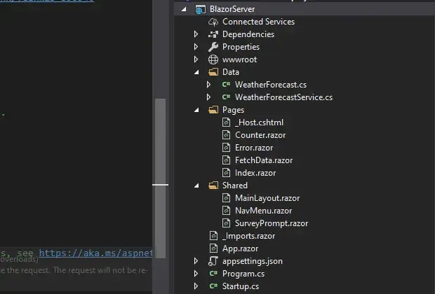exploring-blazor-project-structure exploring-blazor-project-structure