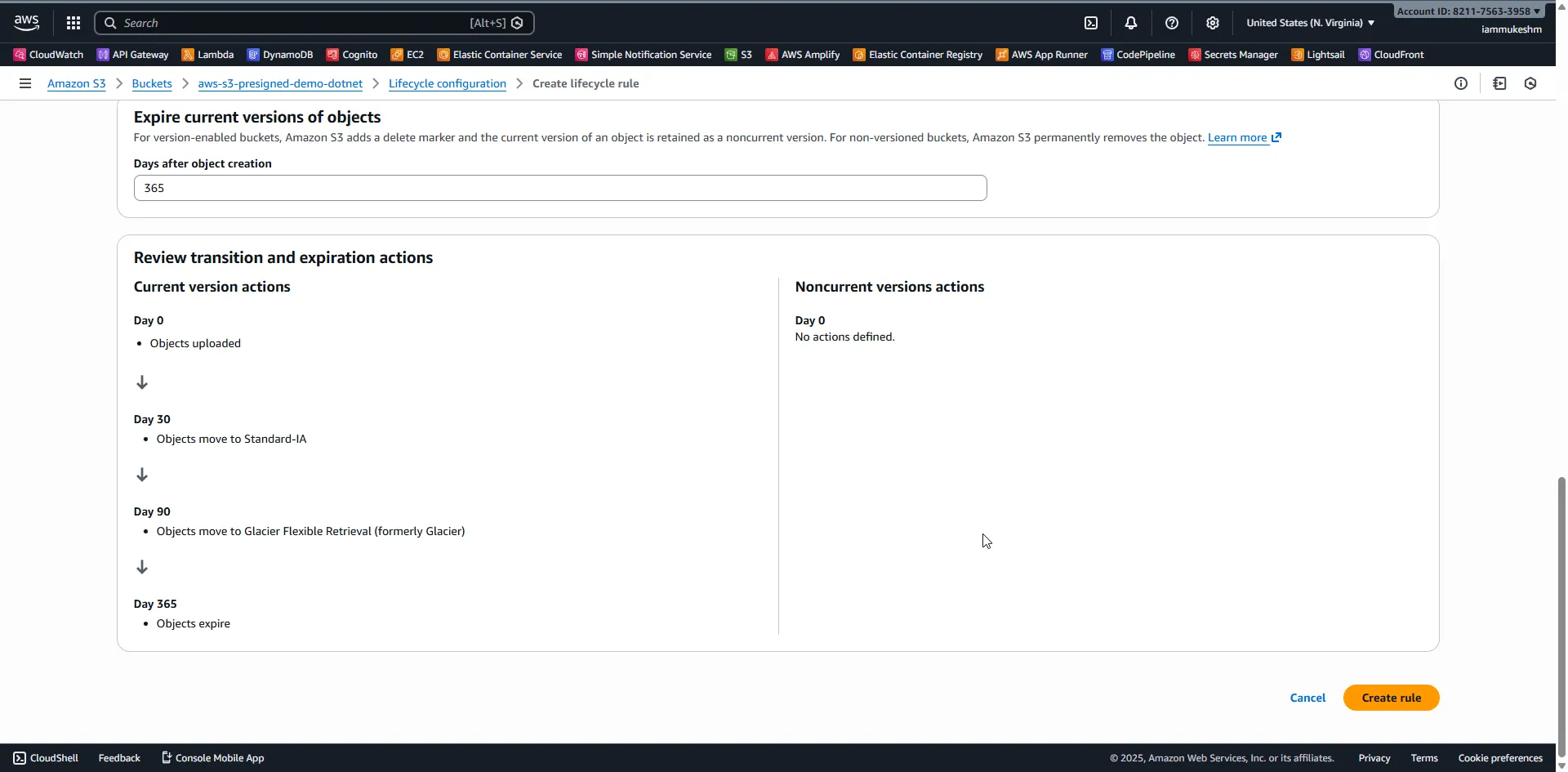 Configure lifecycle transitions Configure Transitions