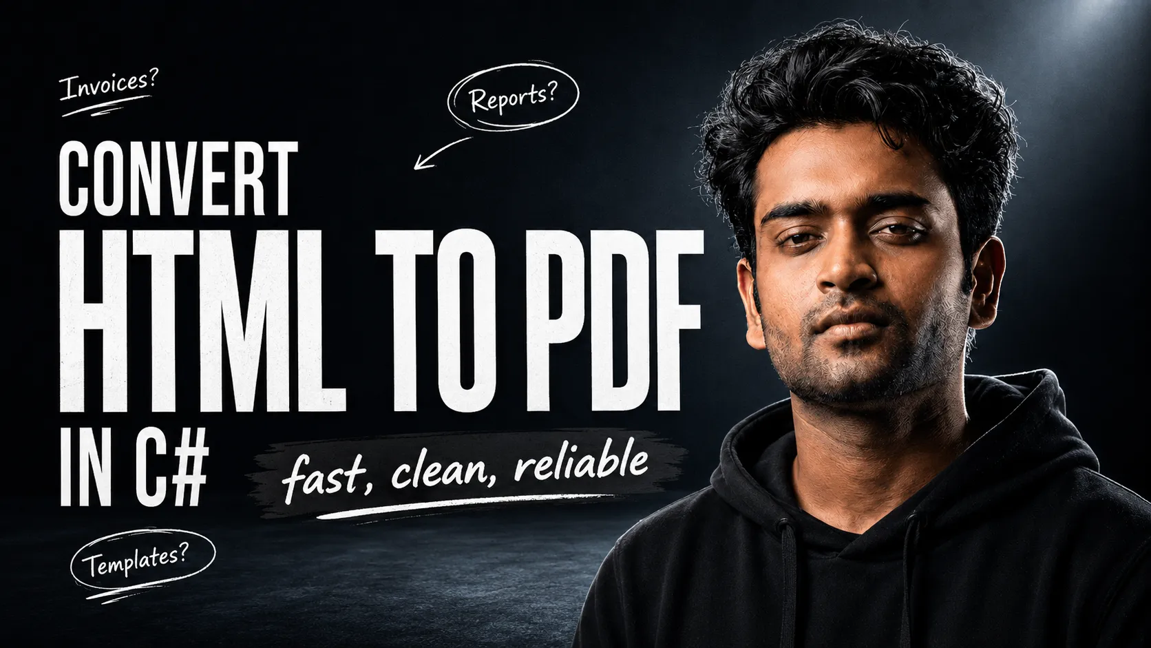 A sponsored article on the blog: How to Convert HTML to PDF in C#