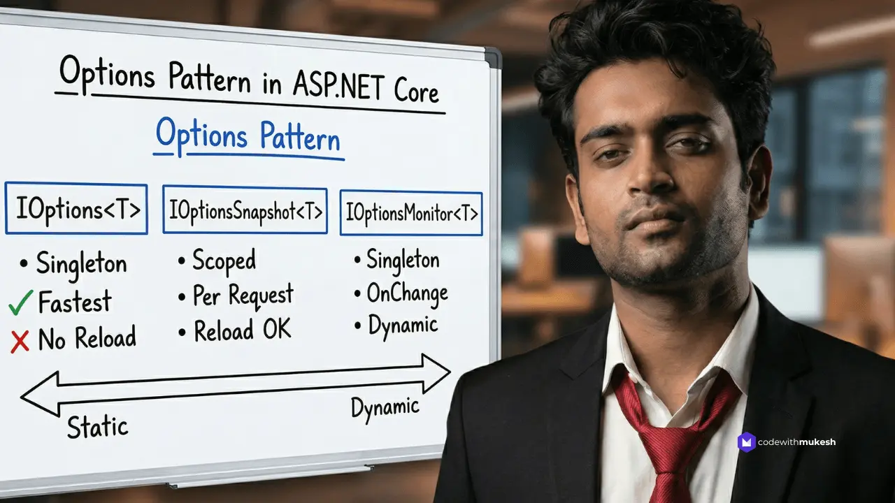 Options Pattern in ASP.NET Core - IOptions vs Snapshot vs Monitor