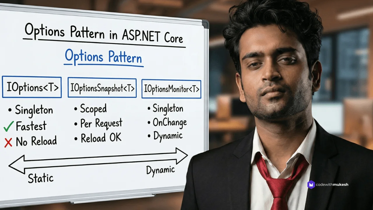 Options Pattern in ASP.NET Core - IOptions vs Snapshot vs Monitor