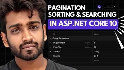 Pagination, Sorting & Searching in ASP.NET Core Web API