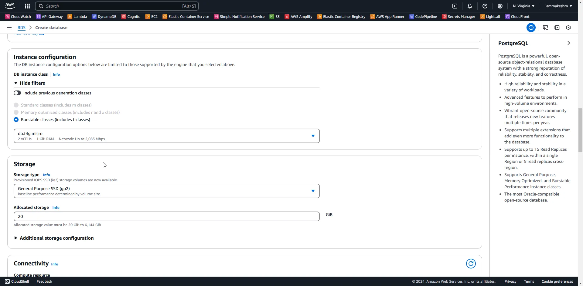 Create RDS Instance Create RDS Instance