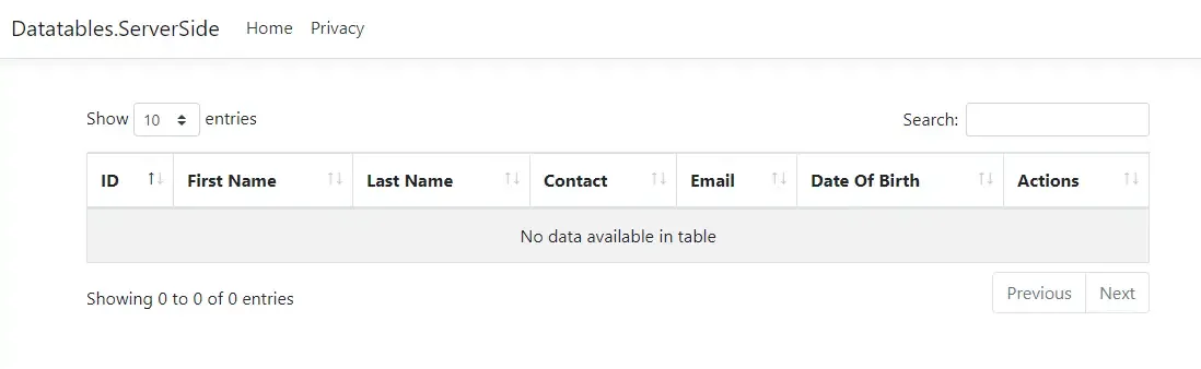 jquery-datatable-in-aspnet-core jquery-datatable-in-aspnet-core
