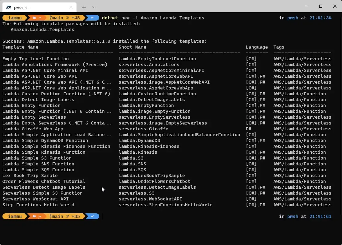 aws-lambda-with-net-6 aws-lambda-with-net-6