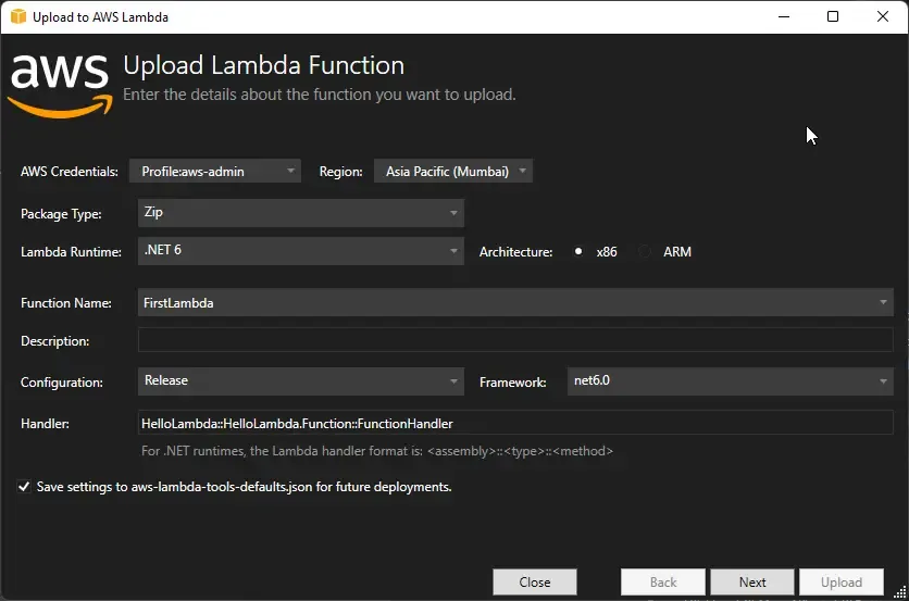 aws-lambda-with-net-6 aws-lambda-with-net-6