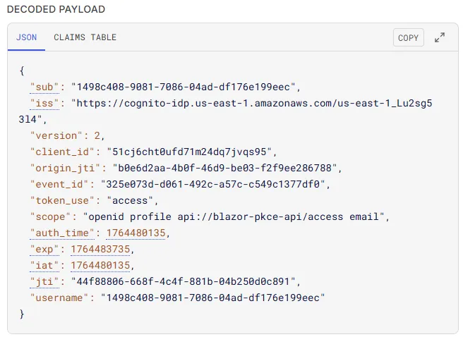 Attach custom API scope to app client Attach custom API scope to app client