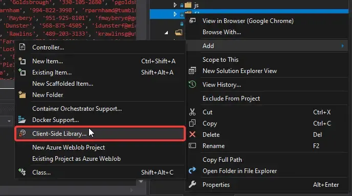 jquery-datatable-in-aspnet-core jquery-datatable-in-aspnet-core