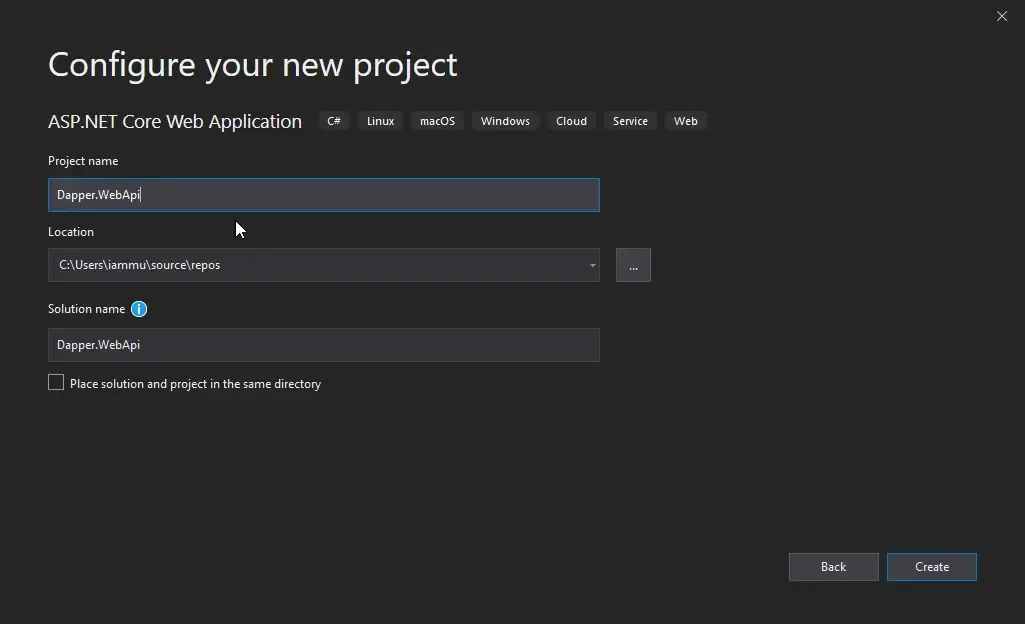 dapper-in-aspnet-core dapper-in-aspnet-core