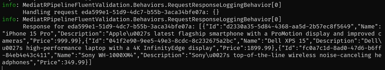 Request Response Logging with MediatR Request Response Logging with MediatR