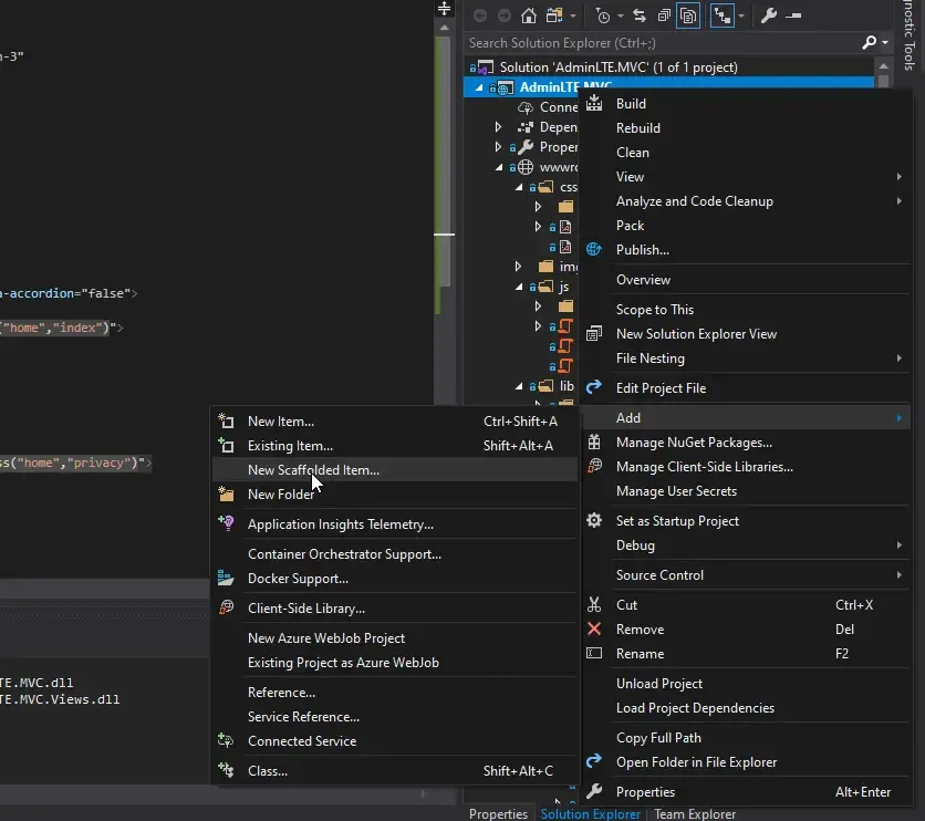 integrating-adminlte-with-aspnet-core integrating-adminlte-with-aspnet-core