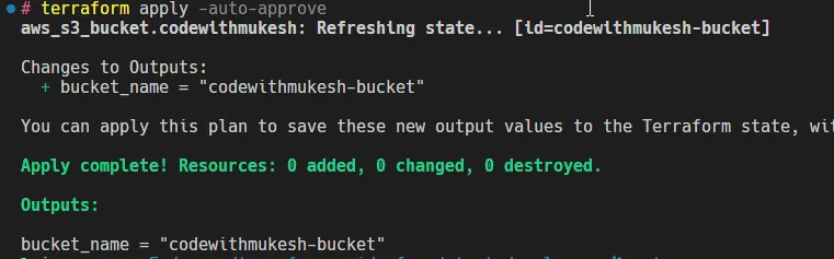 terraform output Terraform Output
