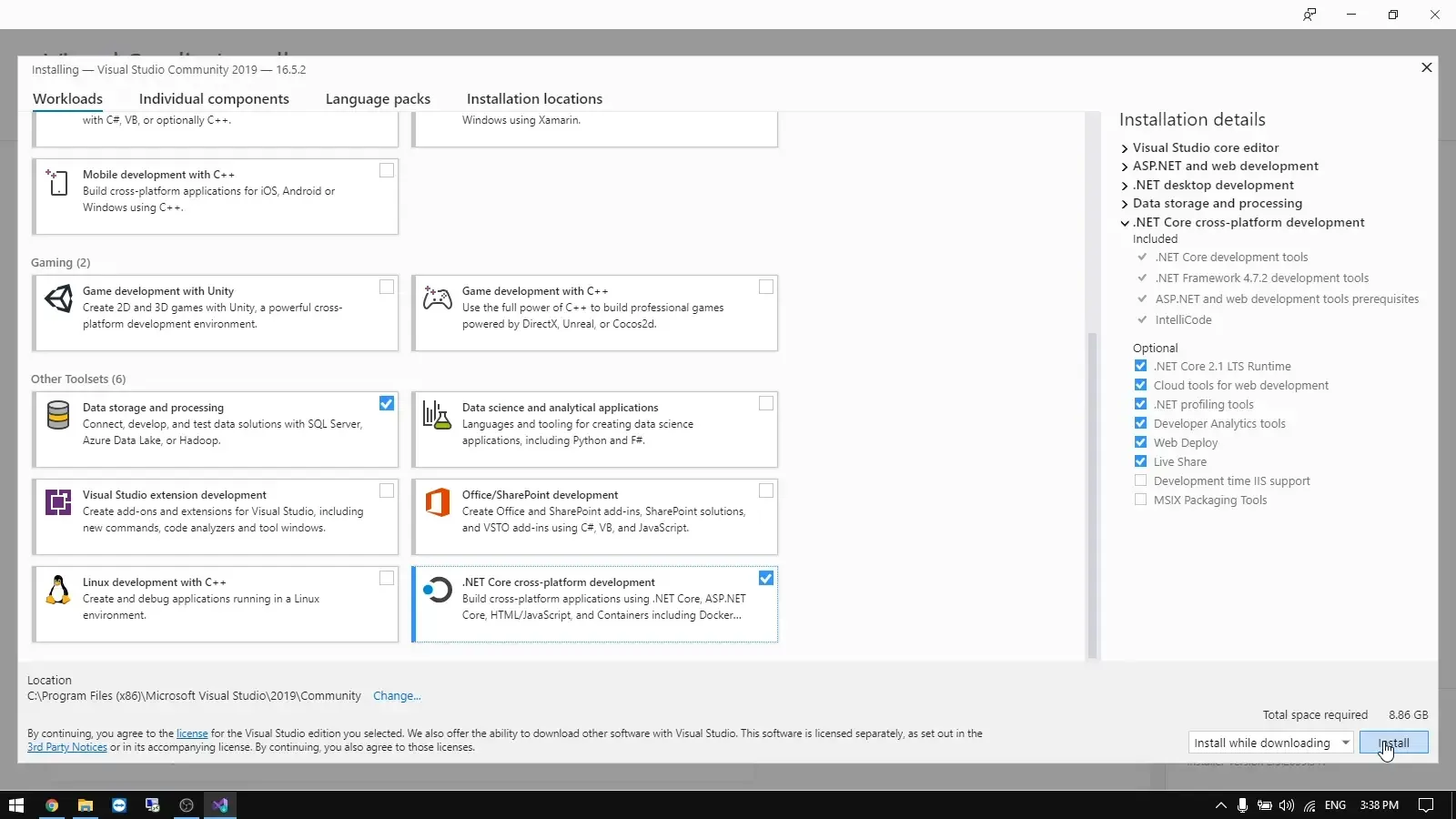 install visual studio 2019 community install visual studio 2019 community