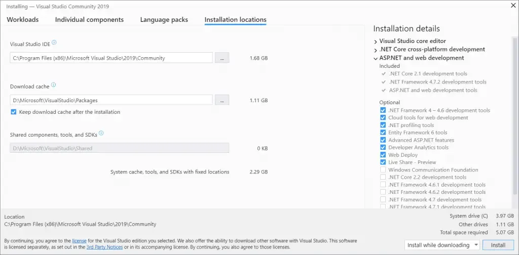 install visual studio 2019 community install visual studio 2019 community