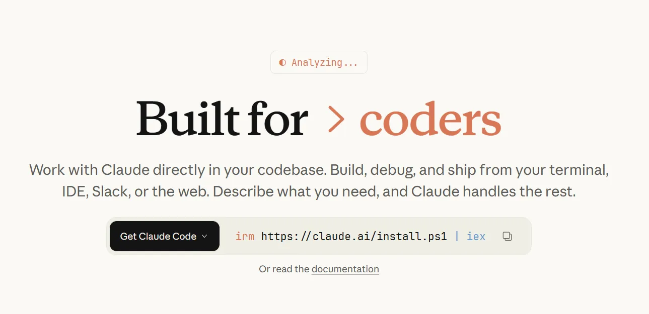 Claude Code official website download page Claude Code official download page on claude.ai showing installation options